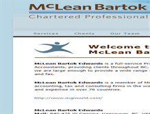 Tablet Screenshot of mcleanbartok.ca